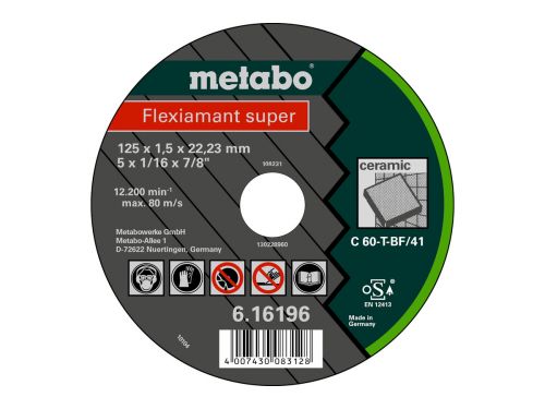 Брусна плоча за сечење "Flexiamant super"125x1,5x22,2(керамика)         