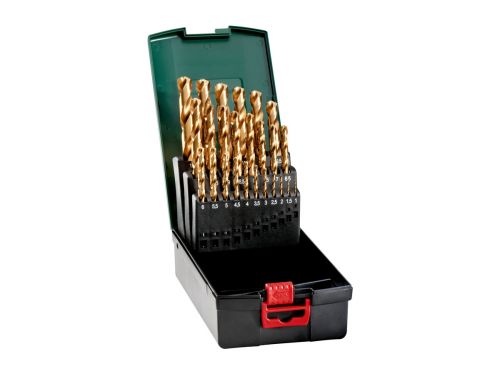 HSS Tin Сет 25 сврдли за метал  