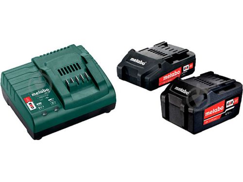 Сет батерии 18 V 1x2,0+1x4,0 Ah Li-Ion+ASC 30-36  