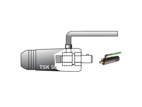 TIG Конектор 50 GAS со црево 2M
