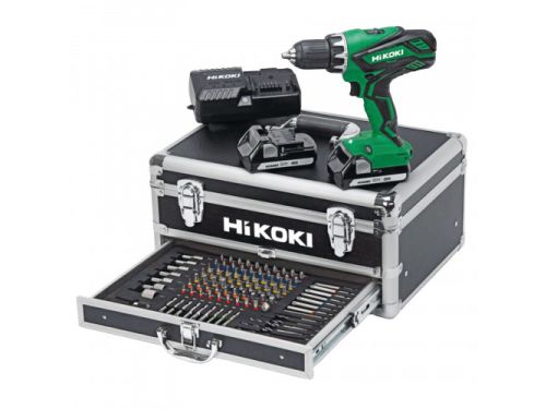HIKOKI Сет Акум дупчалка 18+100 бита во Алу Куфер