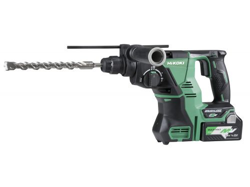 HIKOKI Електропневматска дупчалка 36V и и сет од 2 мултиволт батерии од 8Ah и полнач