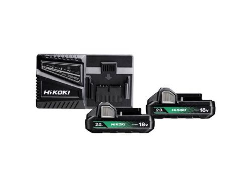 HiKOKI сет две батерии 18V 2Ah и полнач 