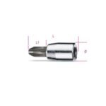 900 PH1-Насаден крстест одвртувач на 1/4", PH1