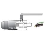 TIG Конектор 50 GAS со црево 2M