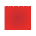 TENDARC RED CURTAIN 2000 Заварувачка завеса црвена2000x1600mm со куки